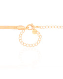 Choker Malha Fita Coração Banhado a Ouro 18K