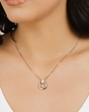 Gargantilha Veneziana Redondo Texturizado Ródio Branco - 45 cm