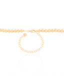 Choker Bolas Lisas 6 mm Banhado a Ouro 18K - 35 cm