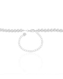 Choker Bolas Lisas 6 mm Ródio Branco