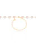 Choker Pérolas Achatadas 8 mm Banhado a Ouro 18K