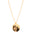 Gargantilha com Pingente Redondo Personalizado Flat Liso Banhado a Ouro 18K - 45 cm