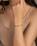 Pulseira Elos Torcidos 4 mm Ródio Branco