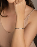 Pulseira Malha Quadrada 3 mm Ródio Branco