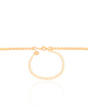 Choker Malha Quadrada 3 mm Banhado a Ouro 18K