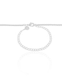 Choker Torcida Detalhada 2 mm Ródio Branco