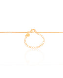 Gargantilha Riviera Cravejada Cristal Banhado a Ouro 18K - 45 cm