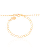 Choker Elos Trevos Tom Esmeralda 1.0 cm Banhado a Ouro 18K