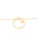 Gargantilha Elos Trevo Tom Esmeralda Banhado a Ouro 18K - 40 cm