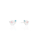 Brinco Infantil Elefante 1.0 cm Ródio Branco