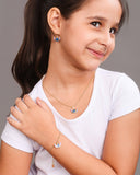 Pulseira Infantil Elos Stitch 1.0 cm Banhado a Ouro 18K