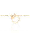 Gargantilha Infantil Elos Flor 6 mm Banhado a Ouro 18K - 35 cm