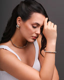 Bracelete Mola Sextavada 7 mm Mix de Banho