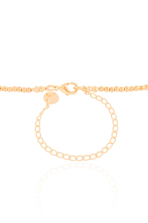 Choker Hematita Dourada 2 mm Banhado a Ouro 18K