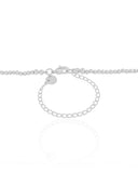 Choker Hematita Prateada 2 mm Ródio Branco