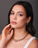Choker Canutilhos Bolas Lisas Banhado a Ouro 18K