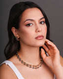 Choker Canutilhos Bolas Lisas Ródio Branco