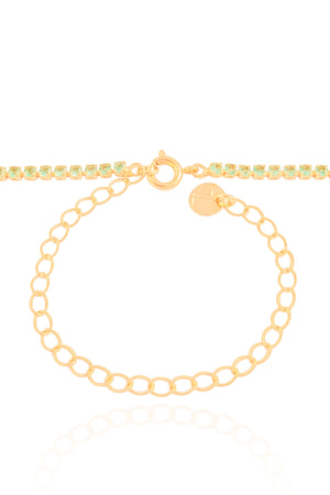 Choker Riviera Turmalina 2 mm Banhado a Ouro 18K