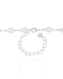 Choker Gotas Cristais 5 mm Ródio Branco