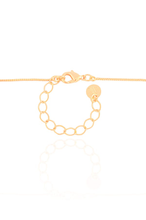 Gargantilha Veneziana Coração Liso 1.0 cm Banhado a Ouro 18K - 45 cm