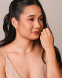 Brinco Ponto de Luz Cravação Inglesa 3 mm Banhado a Ouro 18K