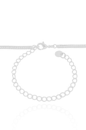 Choker Veneziana Dupla Ponto de Luz Cristal 7 mm Ródio Branco