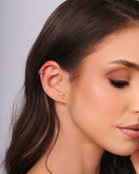 Piercing para Hélix Torcido 9 mm Ródio Branco