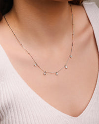 Conjunto Borboleta e Ponto de Luz Cristal Ródio Branco