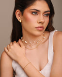 Choker Grumet Bolinhas Banhado a Ouro 18K