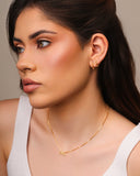 Gargantilha Veneziana Infinito Liso Banhado a Ouro 18K - 40 cm