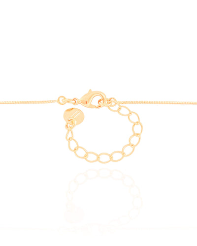 Colar Veneziana Infinito Liso Banhado a Ouro 18K - 40 cm