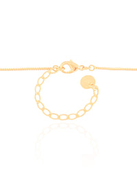 Gargantilha Veneziana Orgânico Vazado Ponto de Luz Cristal Banhado a Ouro 18K - 45 cm