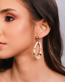 Brinco Bola Lisa Caracol 6.0 cm Banhado a Ouro 18K