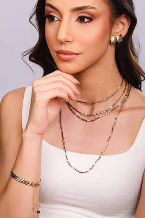 Pulseira Tubo Quadrado Mix de Banhos