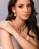 Pulseira Elos Ovais Marítimo Banhado a Ouro 18K