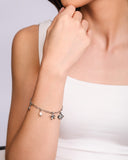 Pulseira Elos Ovais Marítimo Ródio Branco