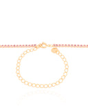 Choker Riviera Ametista 2 mm Banhado a Ouro 18K