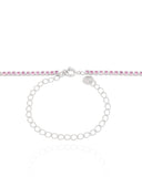 Choker Riviera Ametista 2 mm Ródio Branco