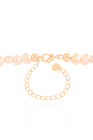 Choker Marítima Pérolas Banhada a Ouro 18K