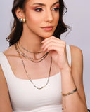 Choker Tubo Quadrado 2 mm Mix de Banhos