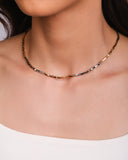 Choker Tubo Quadrado 2 mm Mix de Banhos