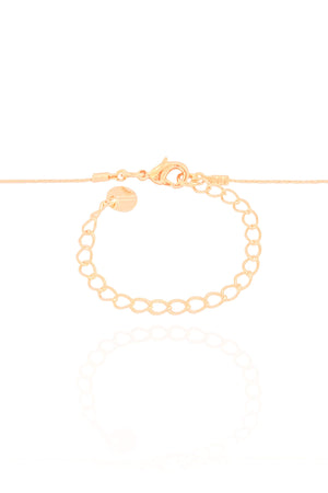 Gargantilha Gravata Cristais Coloridos Palitos Banhado a Ouro 18K