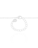 Gargantilha Elos Estrela do Mar Cravejada Cristal 1.3 cm Ródio Branco - 45 cm