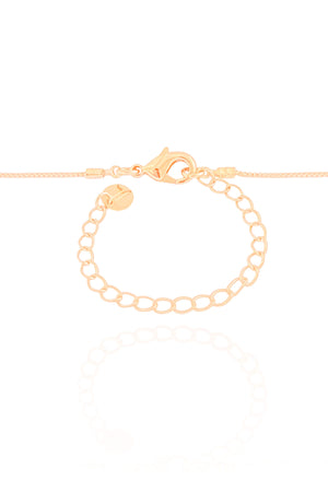 Gargantilha Longa Conchas Peroladas Banhado a Ouro 18K - 60 cm