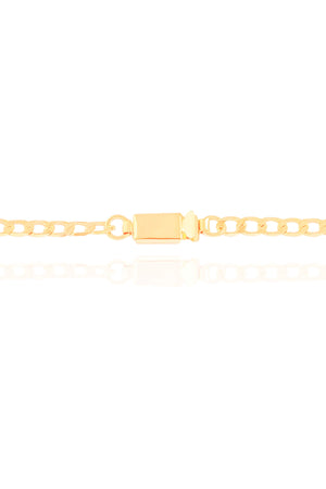 Gargantilha Masculina Grumet 4 mm Banhado a Ouro 18K - 60 cm