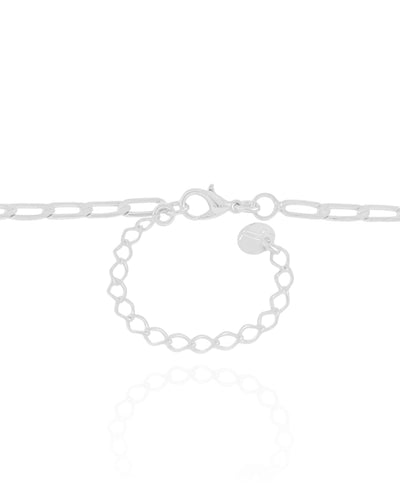 Colar Masculino Grumet 3 mm Ródio Branco - 60 cm