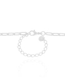 Gargantilha Masculina Grumet 3 mm Ródio Branco - 60 cm