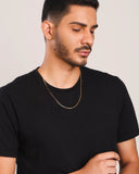 Gargantilha Masculina Grumet 2 mm Banhado a Ouro 18K - 60 cm