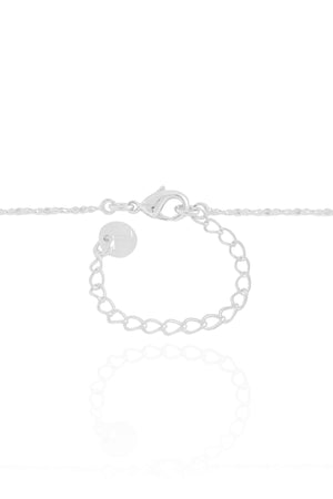 Gargantilha Masculina Torcida 1 mm Ródio Branco - 60 cm