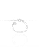 Gargantilha Masculina Torcida 1 mm Ródio Branco - 60 cm